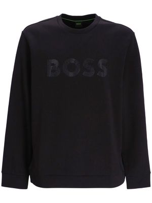 BOSS rhinestone embellished sweater - Black