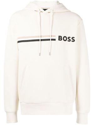 BOSS Seeger 88 hoodie - White