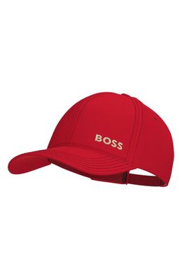 BOSS Sevile Baseball Cap in Bright Red