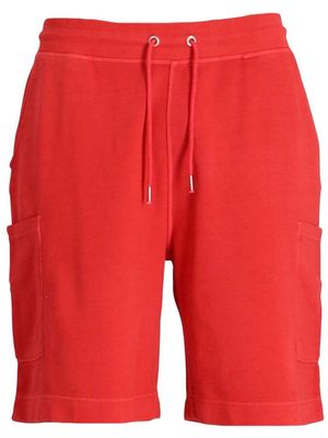 BOSS side-pocket track shorts - Red