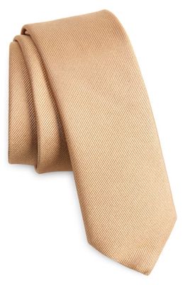 BOSS Silk Blend Tie in Medium Beige