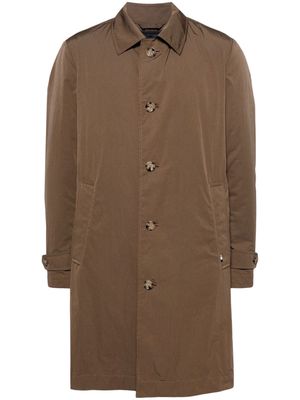 BOSS single-breasted coat - Brown