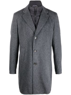BOSS single-breasted coat - Grey