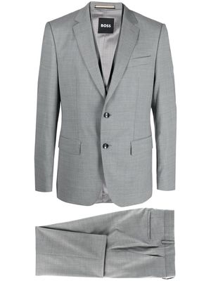 BOSS single-breasted three-piece suit - Grey