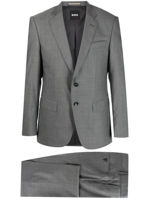 BOSS single-breasted two-piece suit - Grey