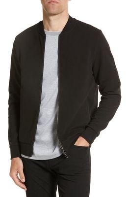 BOSS Skiles Zip-Up Sweatshirt in Black