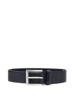 BOSS smooth-leather buckled belt - Blue