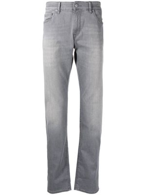 BOSS stonewashed straight-leg jeans - Grey
