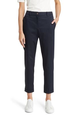 BOSS Tachinoa Stretch Cotton Ankle Pants in Sky Captain