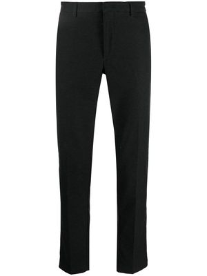 BOSS tapered cotton trousers - Black