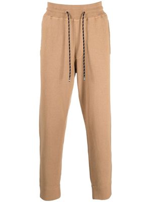 BOSS tapered-leg track pants - Brown