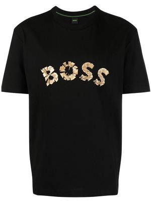 BOSS Teego 1 cotton T-shirt - Black