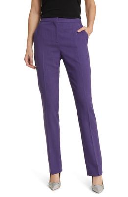 BOSS Temartha Trousers in Mulberry Purple