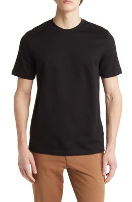 BOSS Tiburt Texture T-Shirt in Black