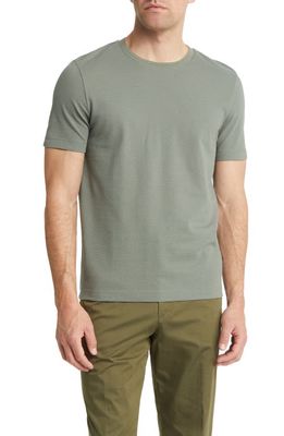 BOSS Tiburt Textured T-Shirt in Open Green