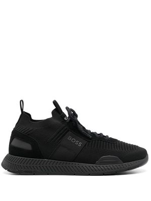BOSS Titanium_Runn_KNSTA sneakers - Black