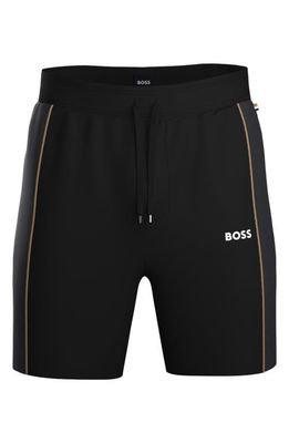 BOSS Tracksuit Lounge Shorts in Black