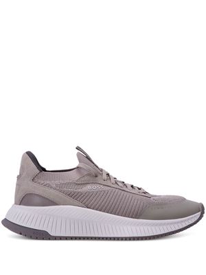 BOSS Ttnm Evo Slon panelled sneakers - Grey