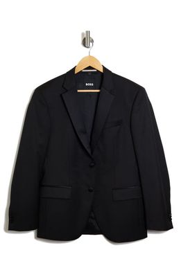 BOSS Tux Virgin Wool Sport Coat in Black