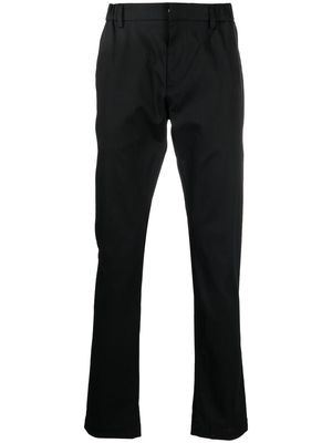 BOSS tuxedo-stripe straight trousers - Black