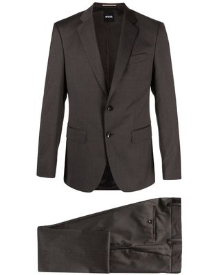 BOSS two-piece wool suit - Brown
