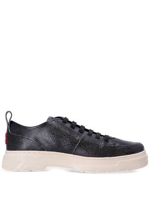 BOSS Urian Oxfr leather sneakers - Black