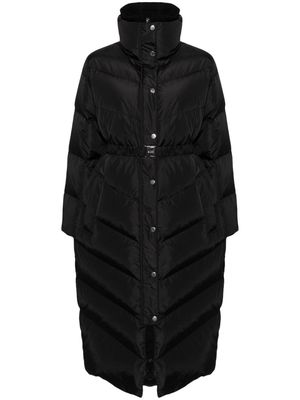 BOSS water-repellent padded coat - Black