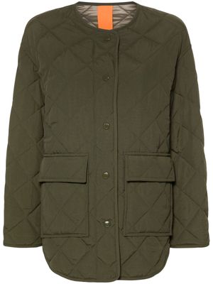 BOSS water-repellent quilted jacket - Green