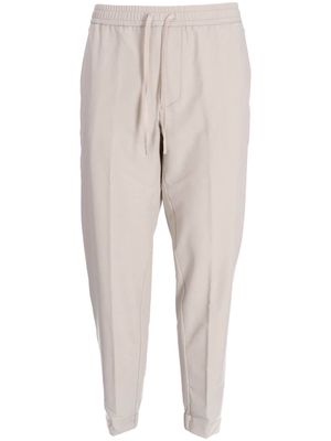 BOSS water-repellent tapered trousers - Neutrals