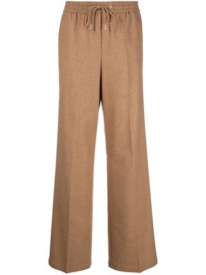 BOSS wide-leg trousers - Brown