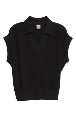 BOSS Women's Failin Short Sleeve Sweater in Black