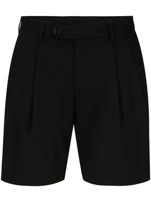 BOSS wool tailored shorts - Black