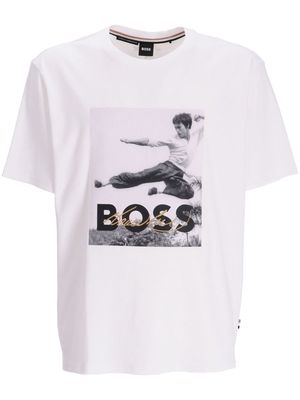 BOSS x Bruce Lee cotton T-shirt - White