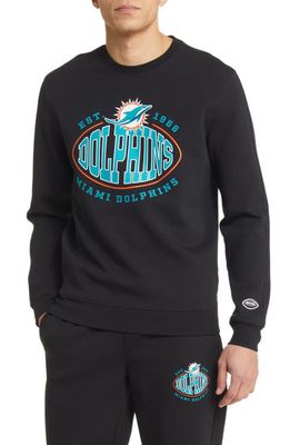 BOSS x NFL Crewneck Sweatshirt in Miami Dolphins Black
