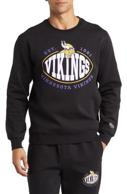 BOSS x NFL Crewneck Sweatshirt in Minnesota Vikings Black