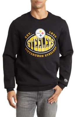 BOSS x NFL Crewneck Sweatshirt in Pittsburgh Steelers Black