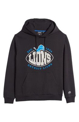 BOSS x NFL Lions Touchback Graphic Hoodie in Black