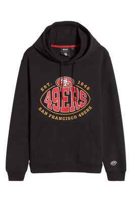 BOSS x NFL Touchback Graphic Hoodie in San Francisco 49Ers Black