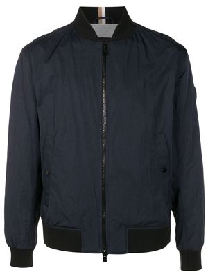 BOSS zip-through bomber jacket - Blue