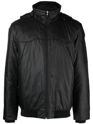 BOSS zipped hooded lightweight jacket - Black