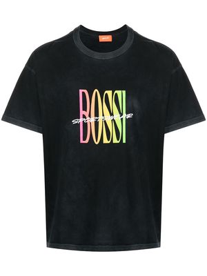Bossi Sportswear logo-print cotton T-shirt - Black