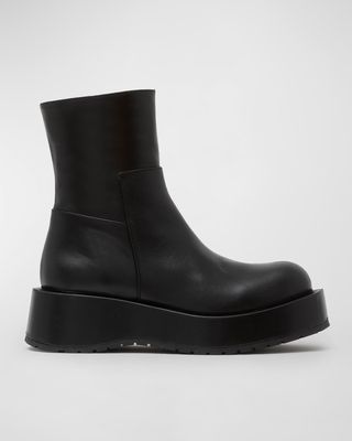Boston Gala Leather Zip Boots