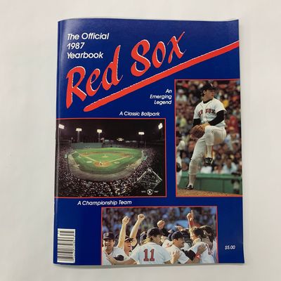 Boston Red Sox 1987 Yearbook