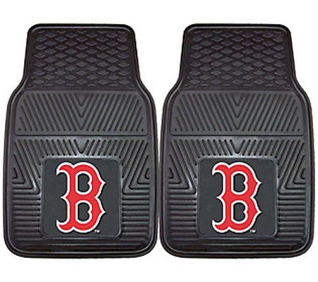 Boston Red Sox Heavy Duty Car Mat - Set of 2