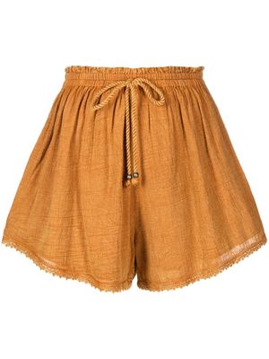 BOTEH Gauze Phebe drawstring shorts - Orange