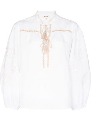 BOTEH La Choza embroidered blouse - White