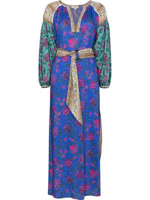 BOTEH Parasol floral print maxi dress - Blue