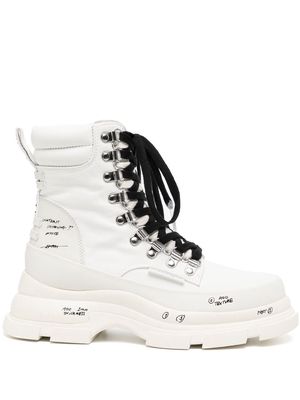 Both Gao Eva ankle-length boots - White