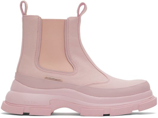 both Pink Gao Eva Chelsea Boots