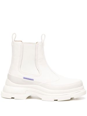 Both slip-on chelsea boots - White